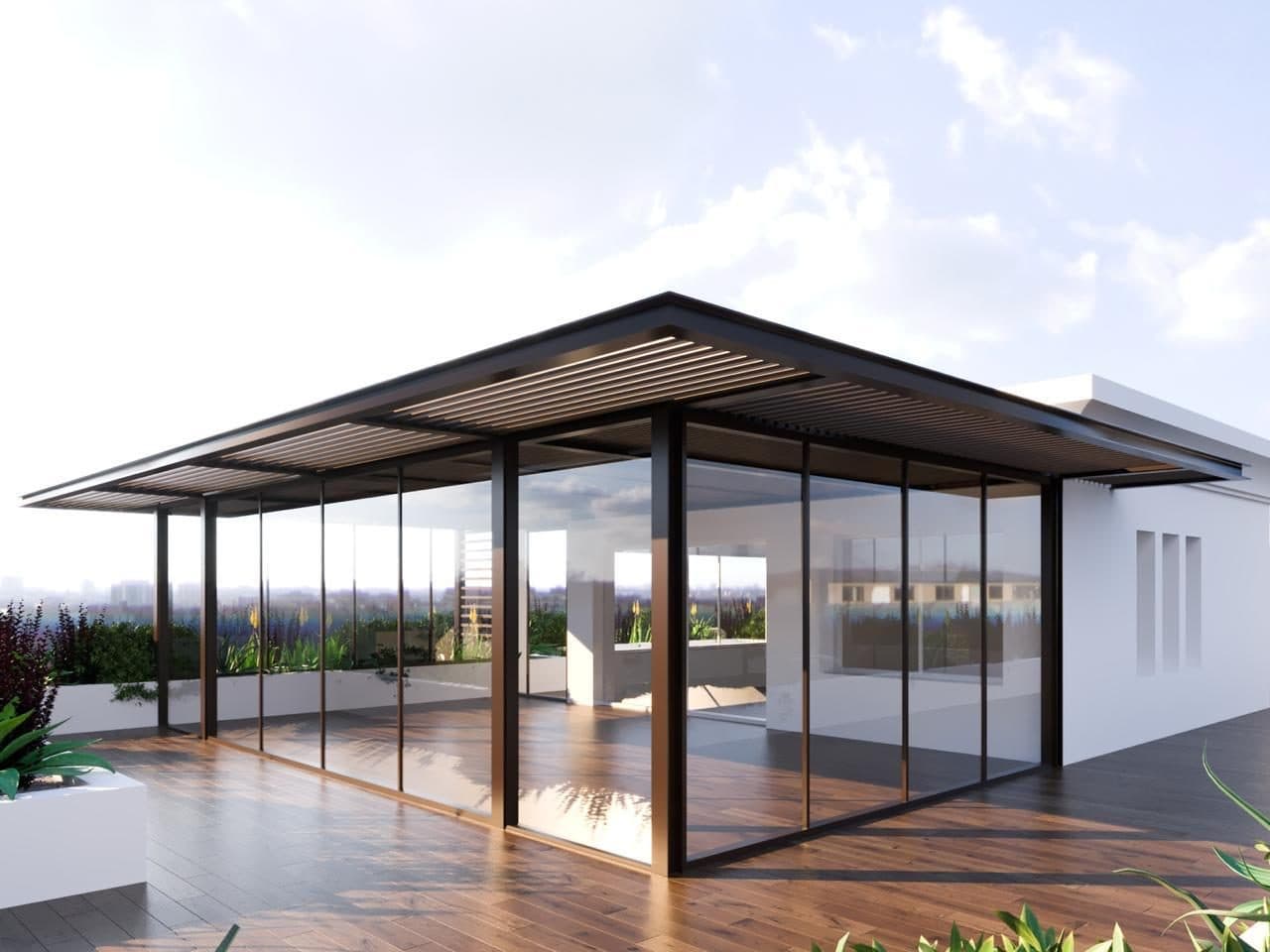 Pavillons & terrasses à ossature acier